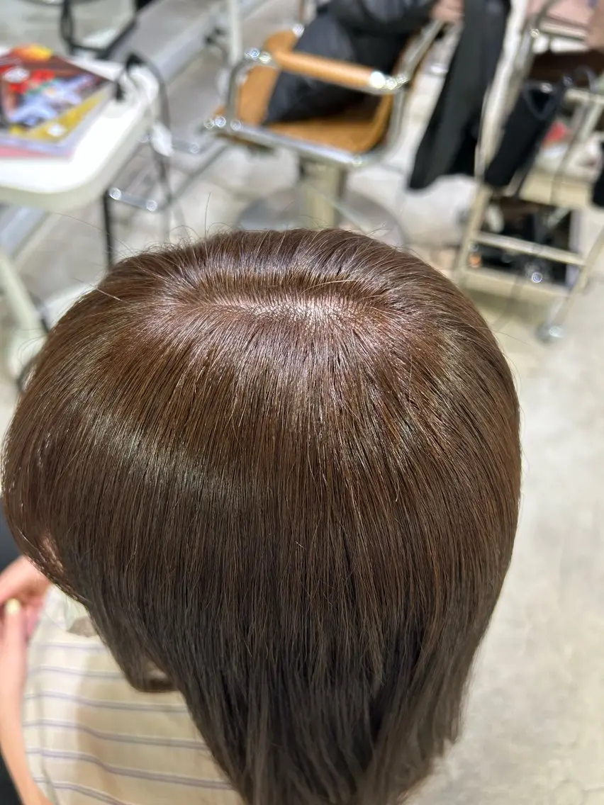 セミロング カラー ベージュカラー 🧣艶カラー・ヘア セット Chie🧸のヘアスタイル