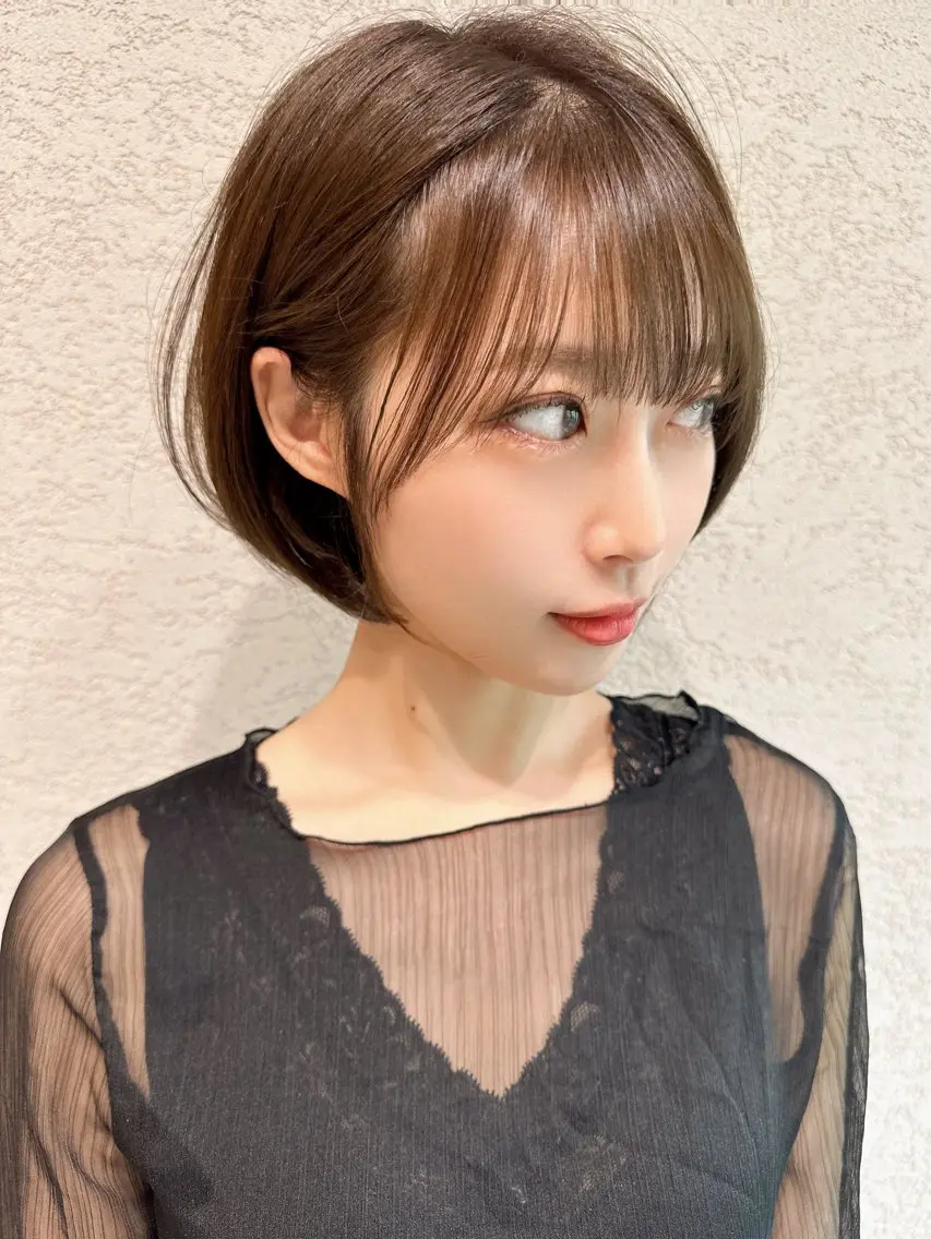 ショート カラー カット ヘアカラー トリートメント 縮毛矯正✨🫧 レイヤー川村利幸のヘアスタイル
