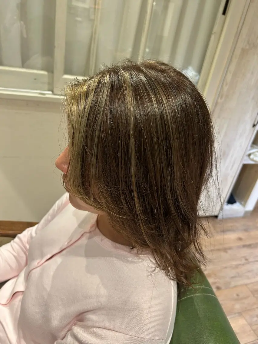 ロング カット ヘアカラー トリートメント at tee… 金沢文庫Hiromuのヘアスタイル