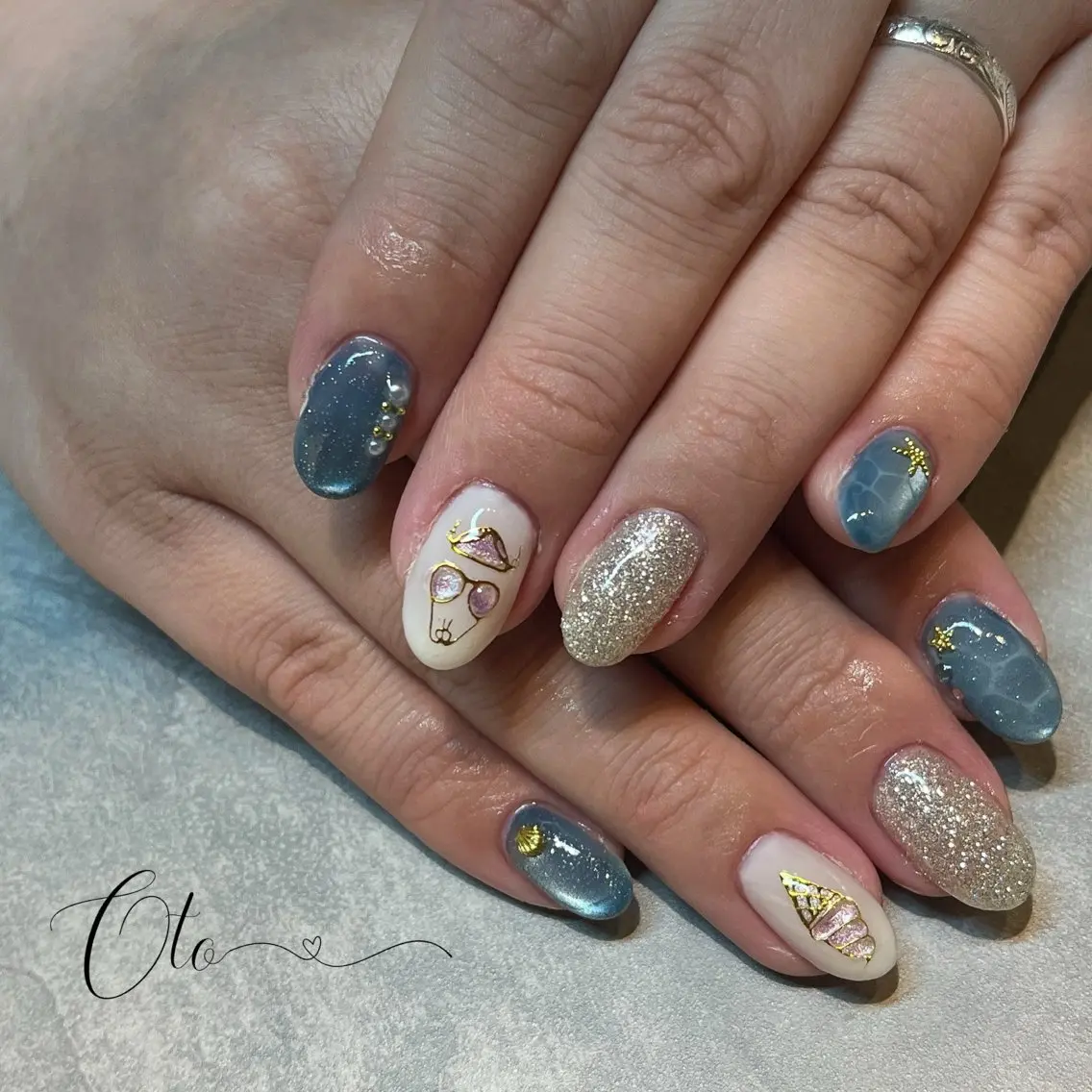 ネイル ハンドネイル Oto_ megのネイルデザイン