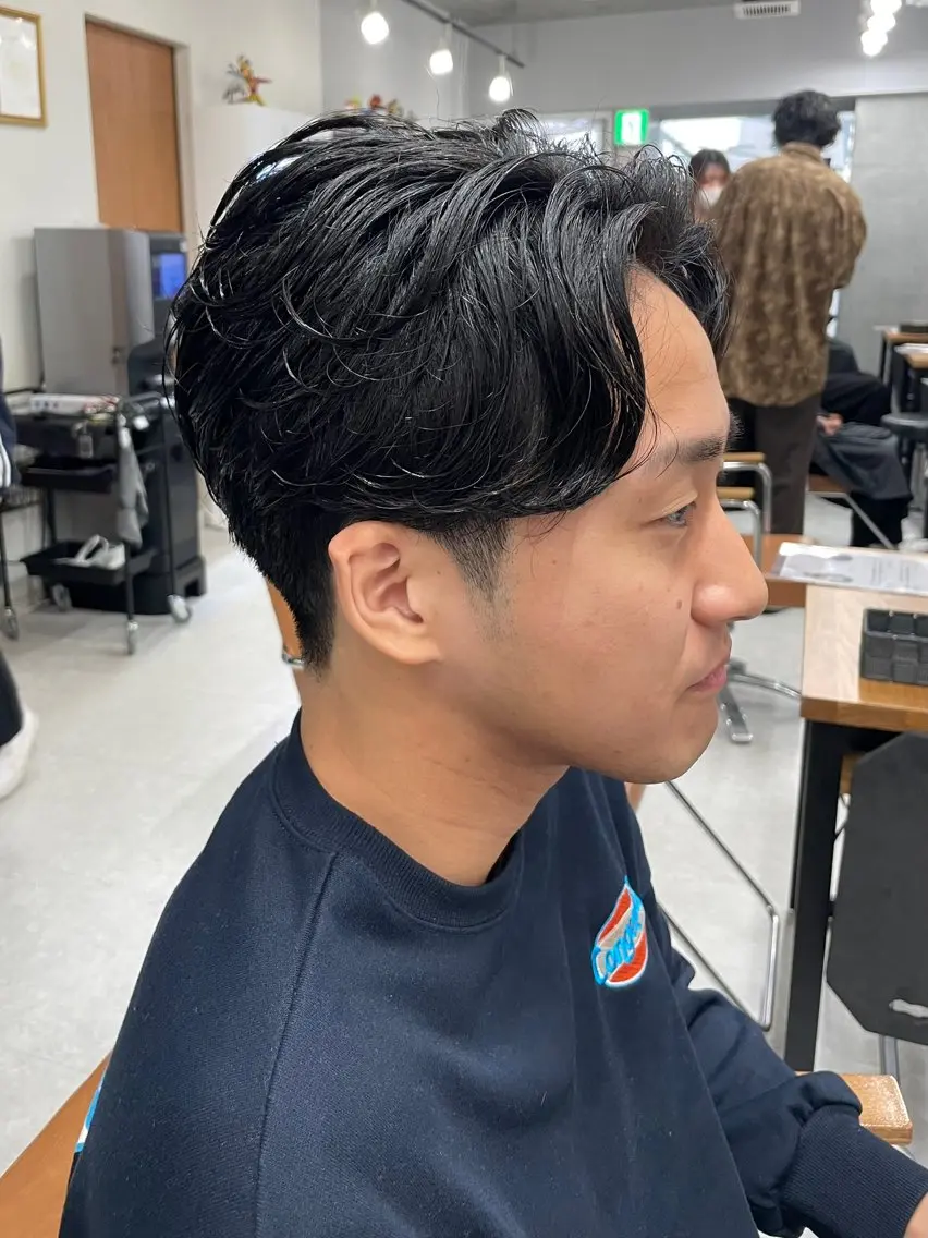 パーマ メンズ メンズモテパーマ💙 fuwaのヘアスタイル