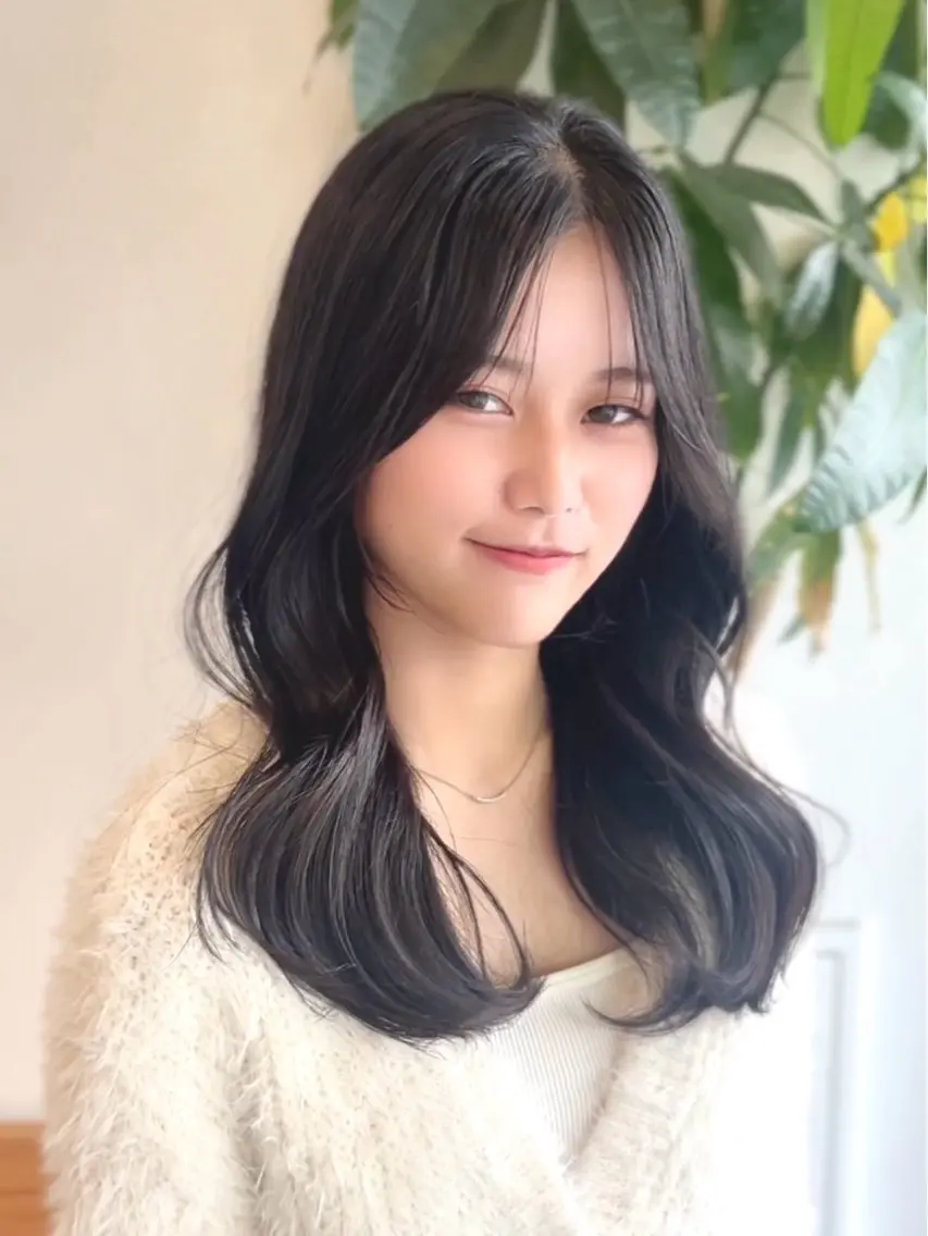 ロング カット 大西 れいやのヘアスタイル