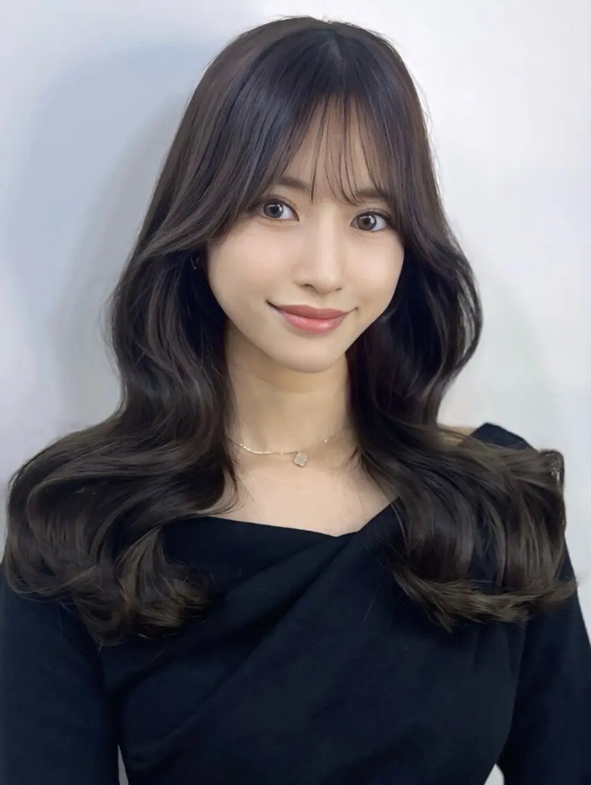 カラー カット ヘアカラー トリートメント 渡辺 鴻江のヘアスタイル