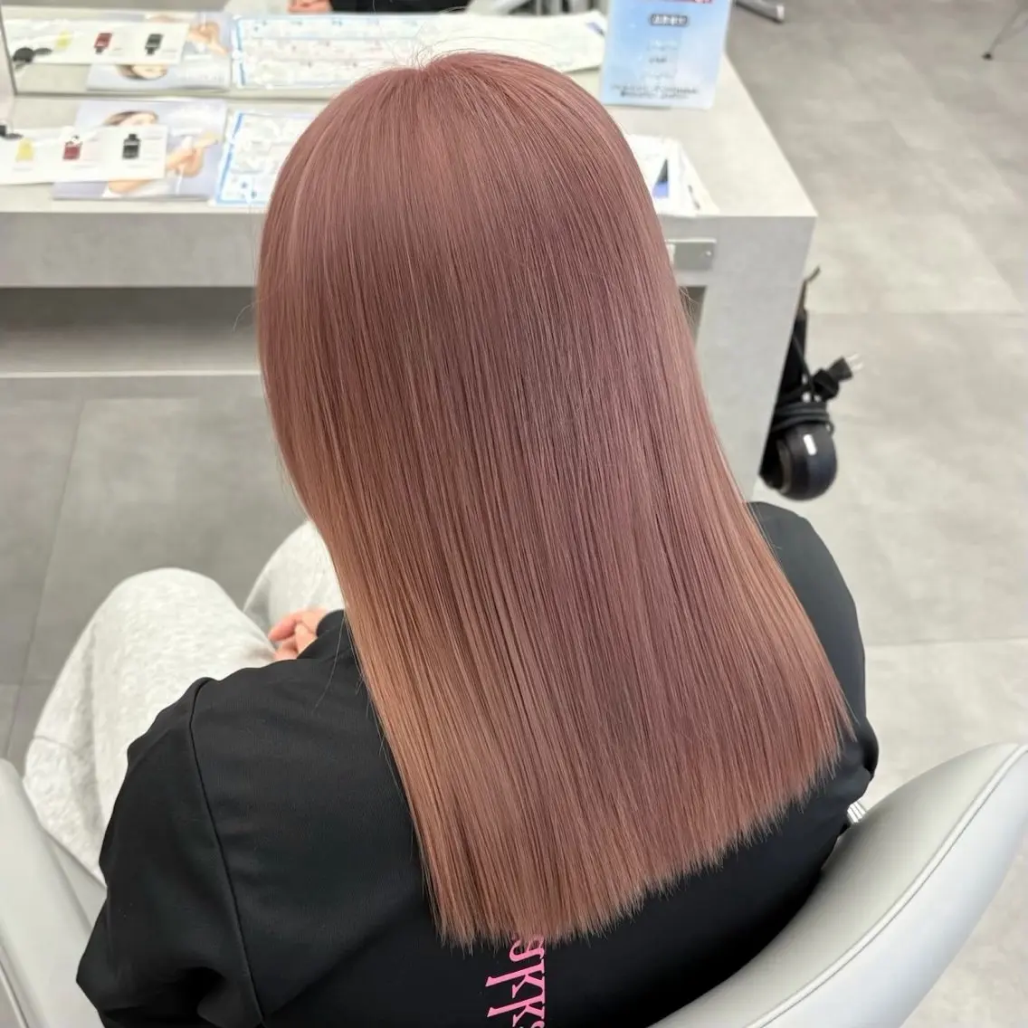 セミロング カラー カット ヘアカラー 🍀透明感ナチュラル カラー🍀じゅんのヘアスタイル
