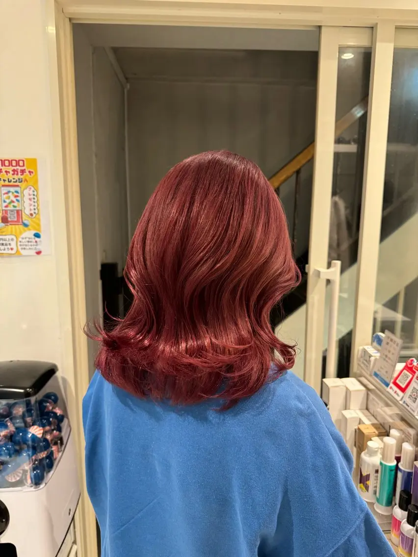 ミディアム カラー 🧸艶髪ハイトーン 🍪chan🍯のヘアスタイル