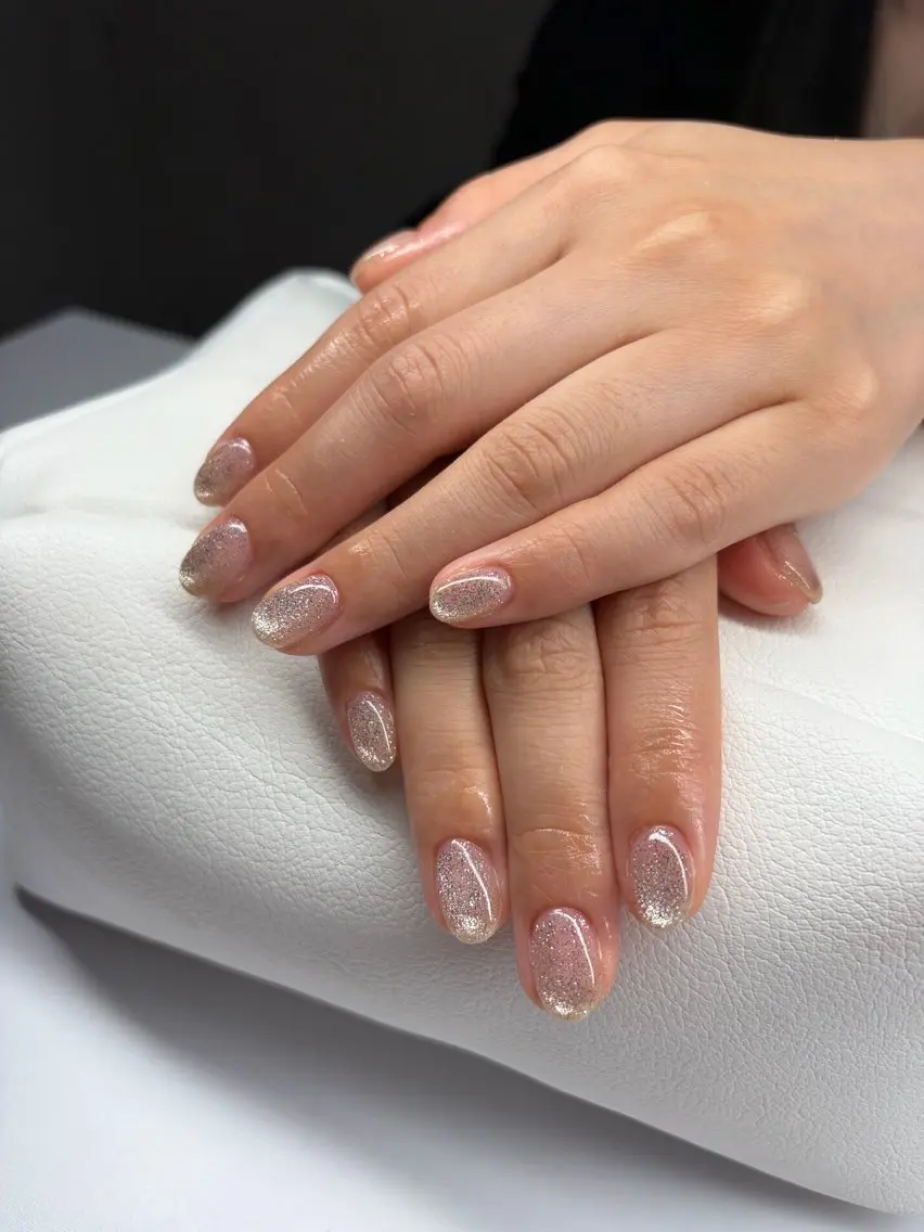 ネイル マグネットネイル シンプルネイル ホワイト ハンドネイル eyelash& nailsalonMのネイルデザイン