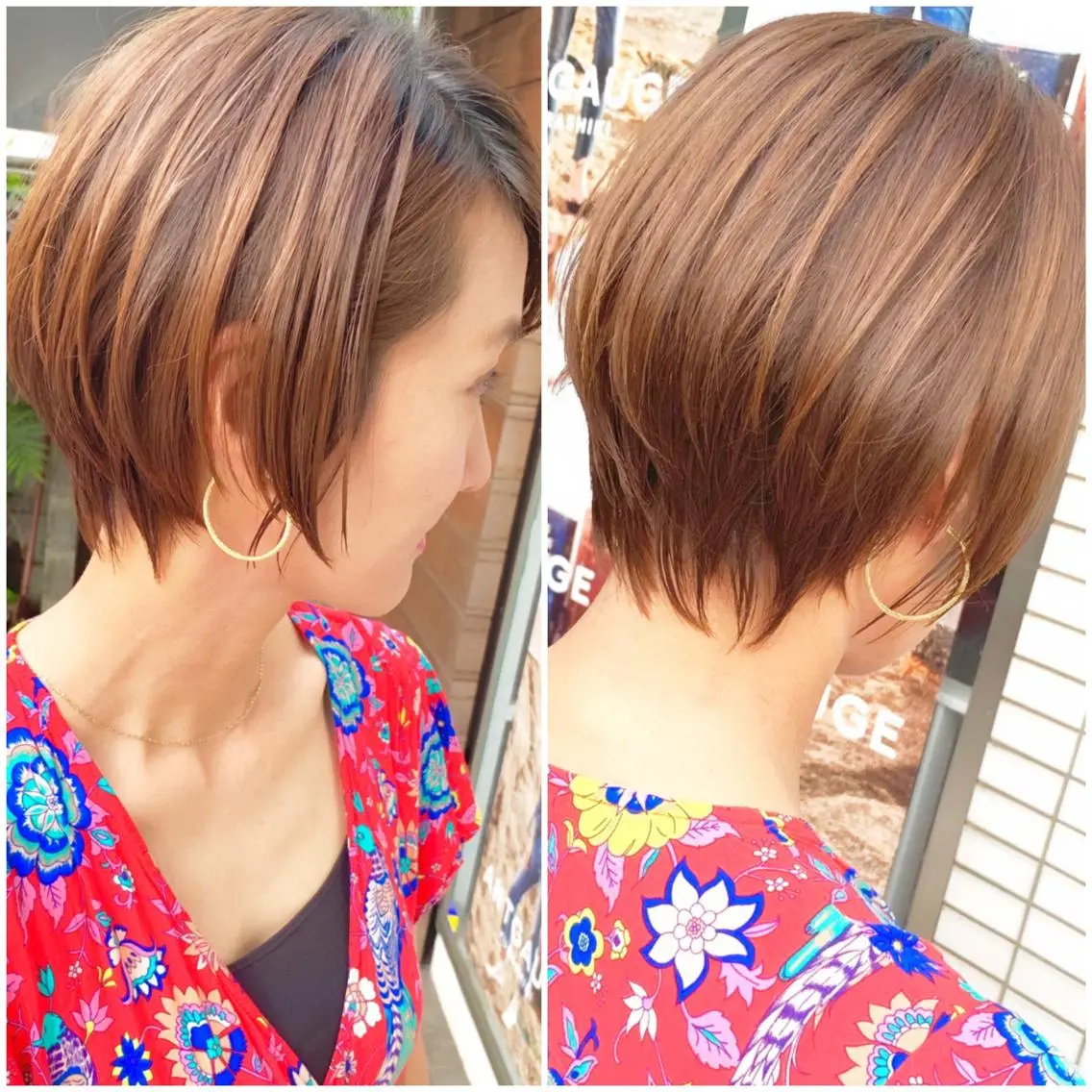 ショート カラー 大人女性ショート専門 tomodaのヘアスタイル