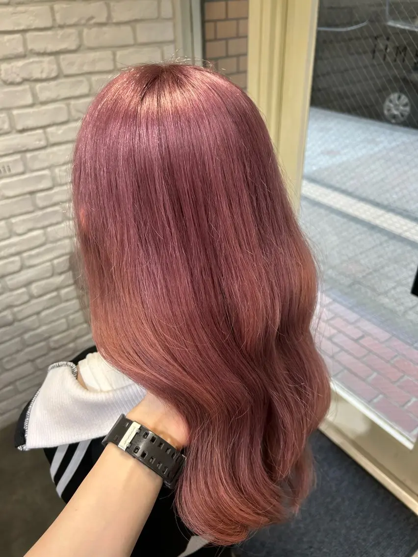 ロング ヘアカラー ︎☀️はるき︎︎☁️ ショートモデル募集のヘアスタイル
