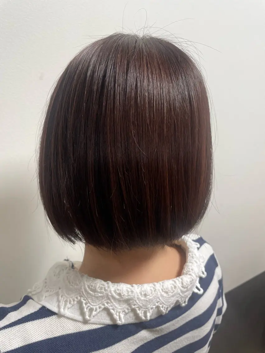 カラー ブラウンカラー ピンクカラー 黒島優香🦋 /縮毛矯正/髪質改善のヘアスタイル