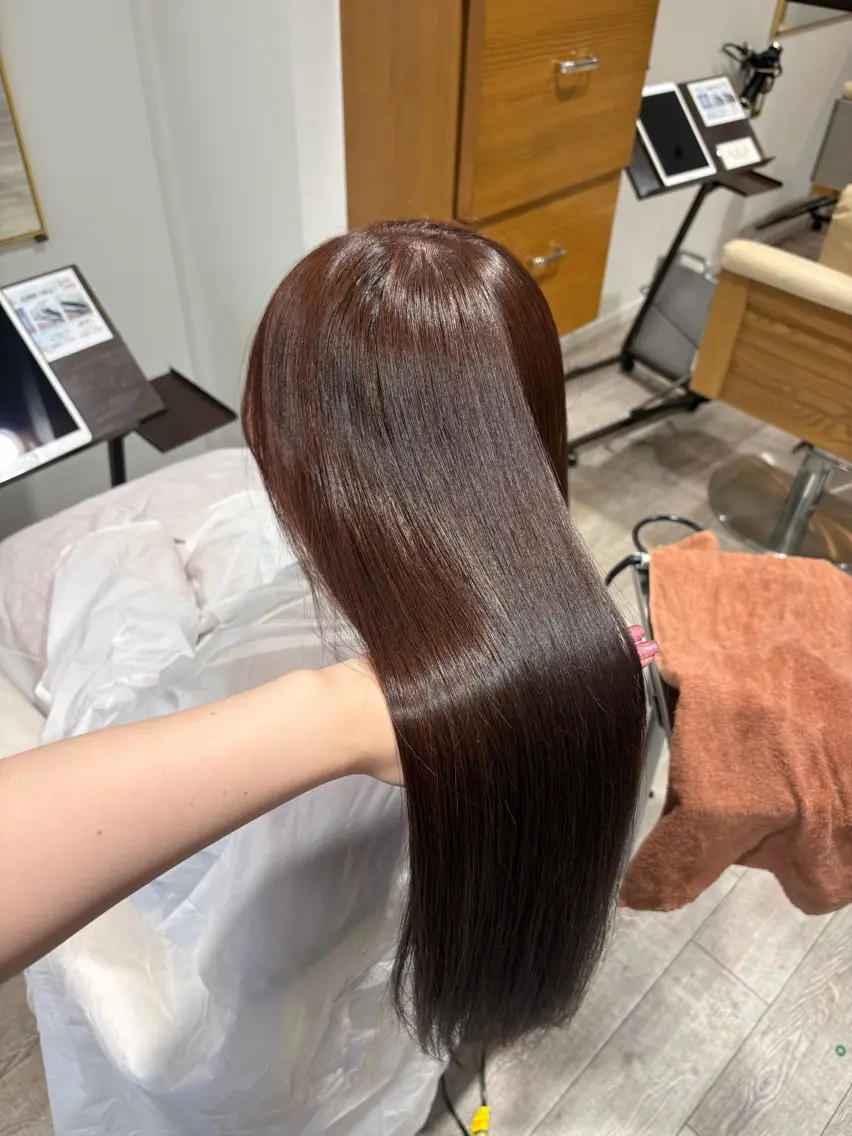 カラー ヘアカラー ハイトーン/茨木市 𝙨𝙖𝙠𝙞💚のヘアスタイル
