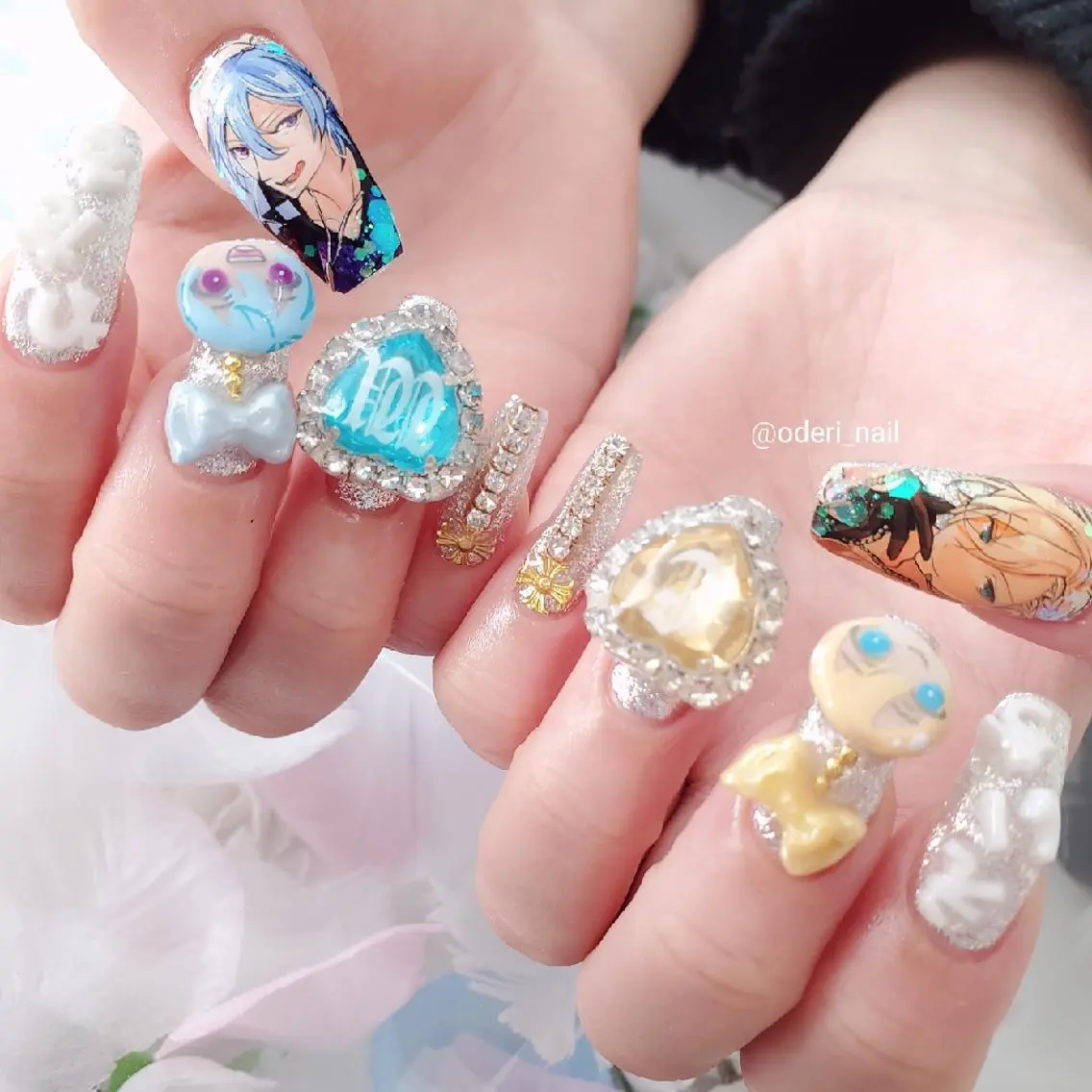 ネイル アートネイル ジェルネイル おで@ oderi_nailのネイルデザイン