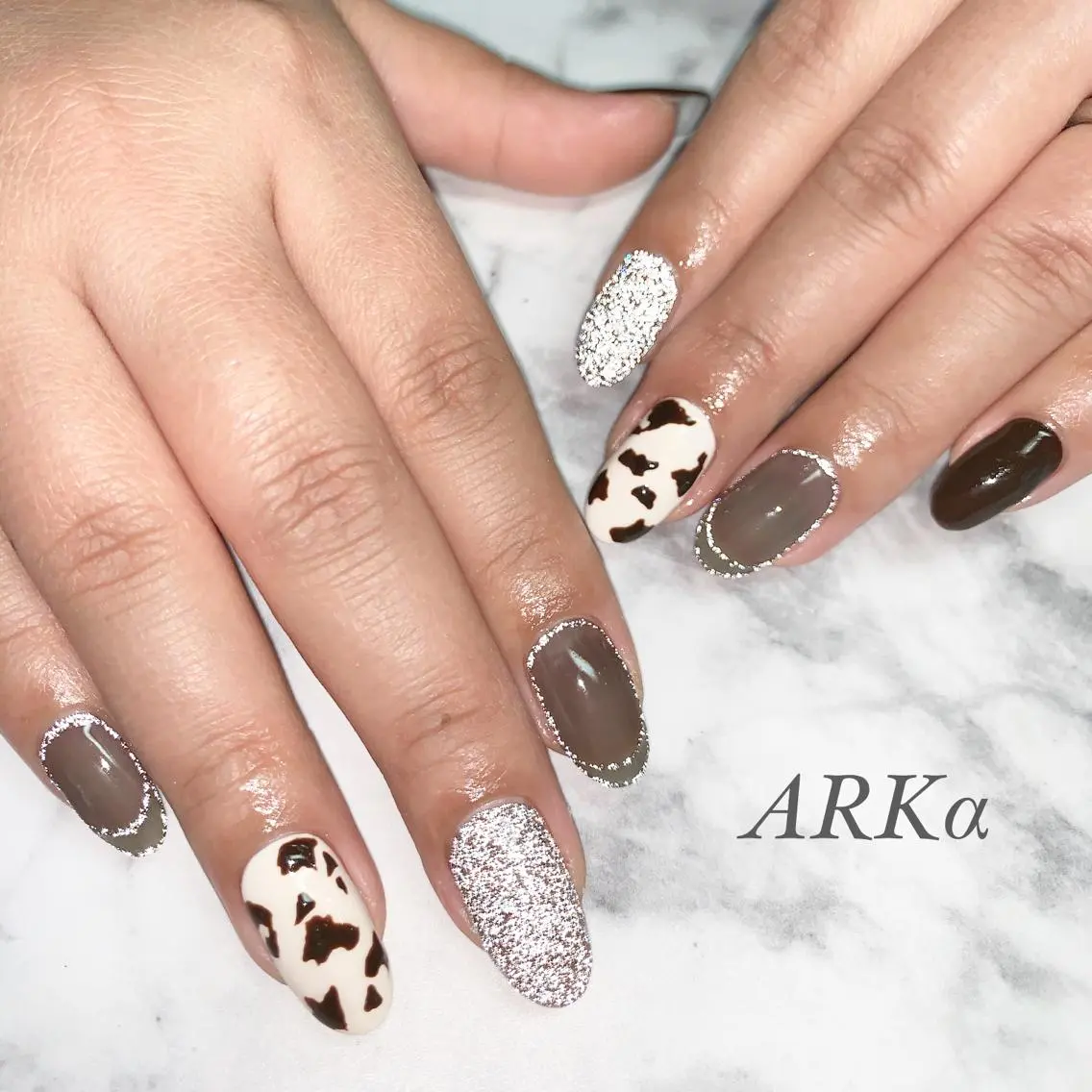 ネイル フラッシュネイル ハンドネイル Nailsalon ARKαのネイルデザイン