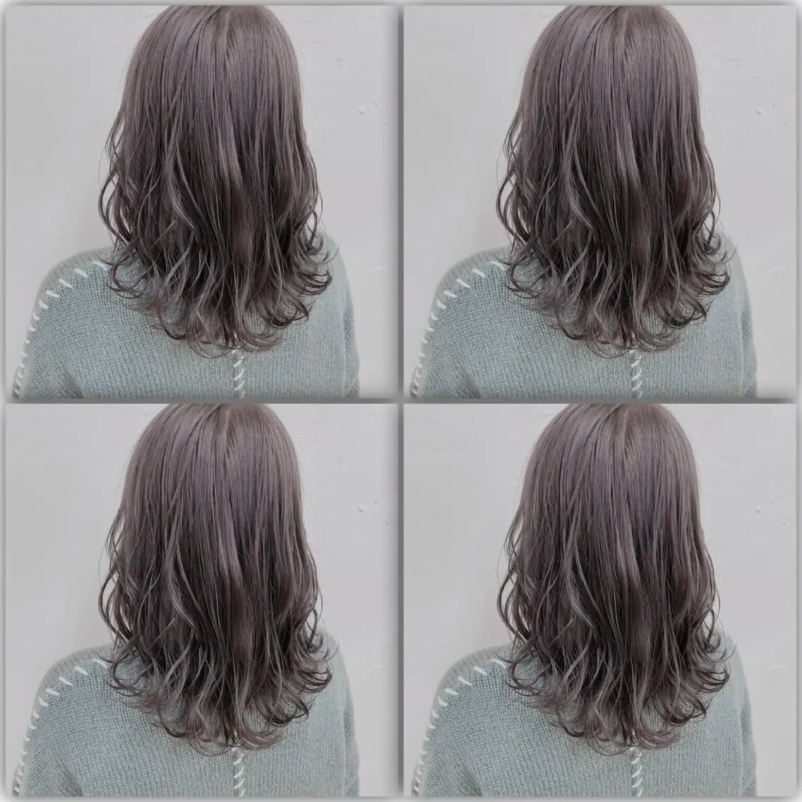セミロング カラー レイヤーダブルカラー KYONのヘアスタイル