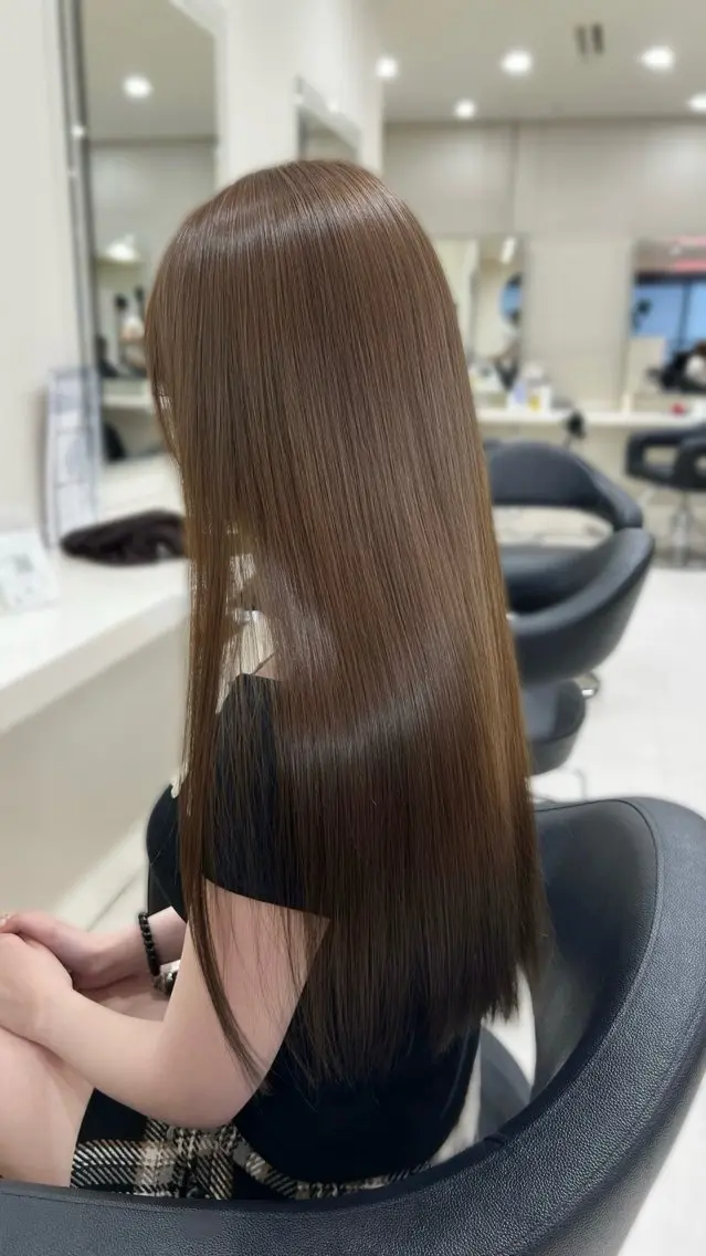 ロング カラー ヘアアレンジ ヘアカラー 韓国レイヤー&ピンク 艶髪🩶maikoのヘアスタイル