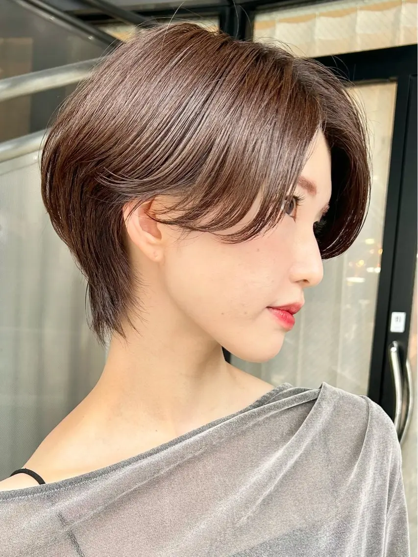 ショート カット ヘアカラー トリートメント ショート特化美容師 大阪京橋　大本　渉のヘアスタイル