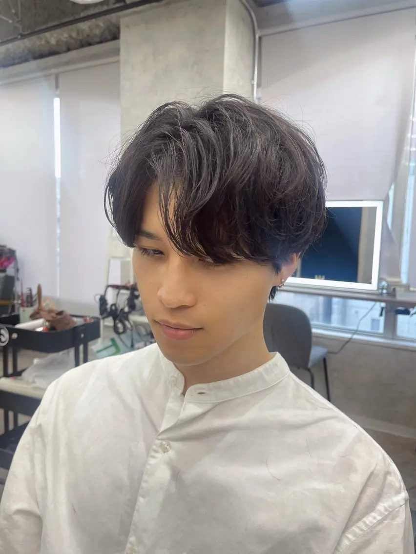 パーマ メンズ カット パーマ ✨メンズ支持率no1 野上✨のヘアスタイル