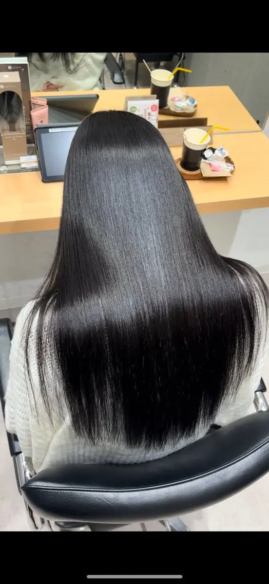 ミディアム 髪質改善 トリートメント 髪質改善ヘアケア 艶髪特化/上田のヘアスタイル