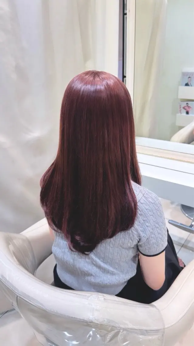 ロング カラー 【𝐀𝐬𝐡-池袋 】ひな💭🎀のヘアスタイル