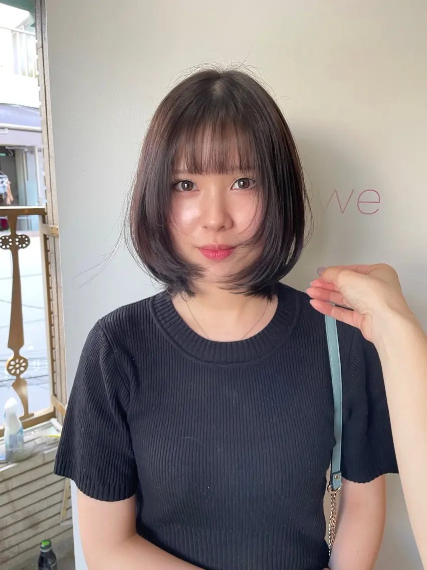 ショート カラー 透明感カラー ボブ レイヤーカット レイヤーカット🎀 kanaのヘアスタイル