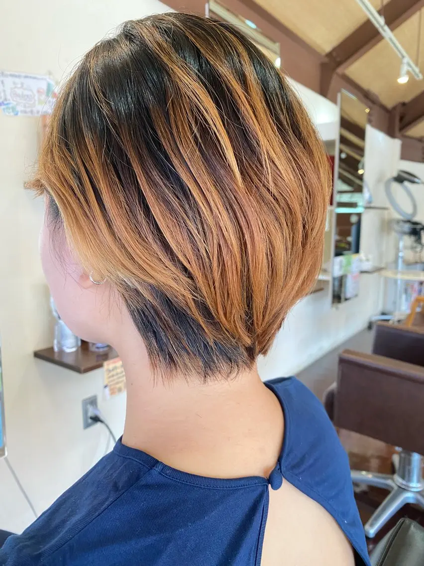 ショート ショートヘア 横野 朱音のヘアスタイル