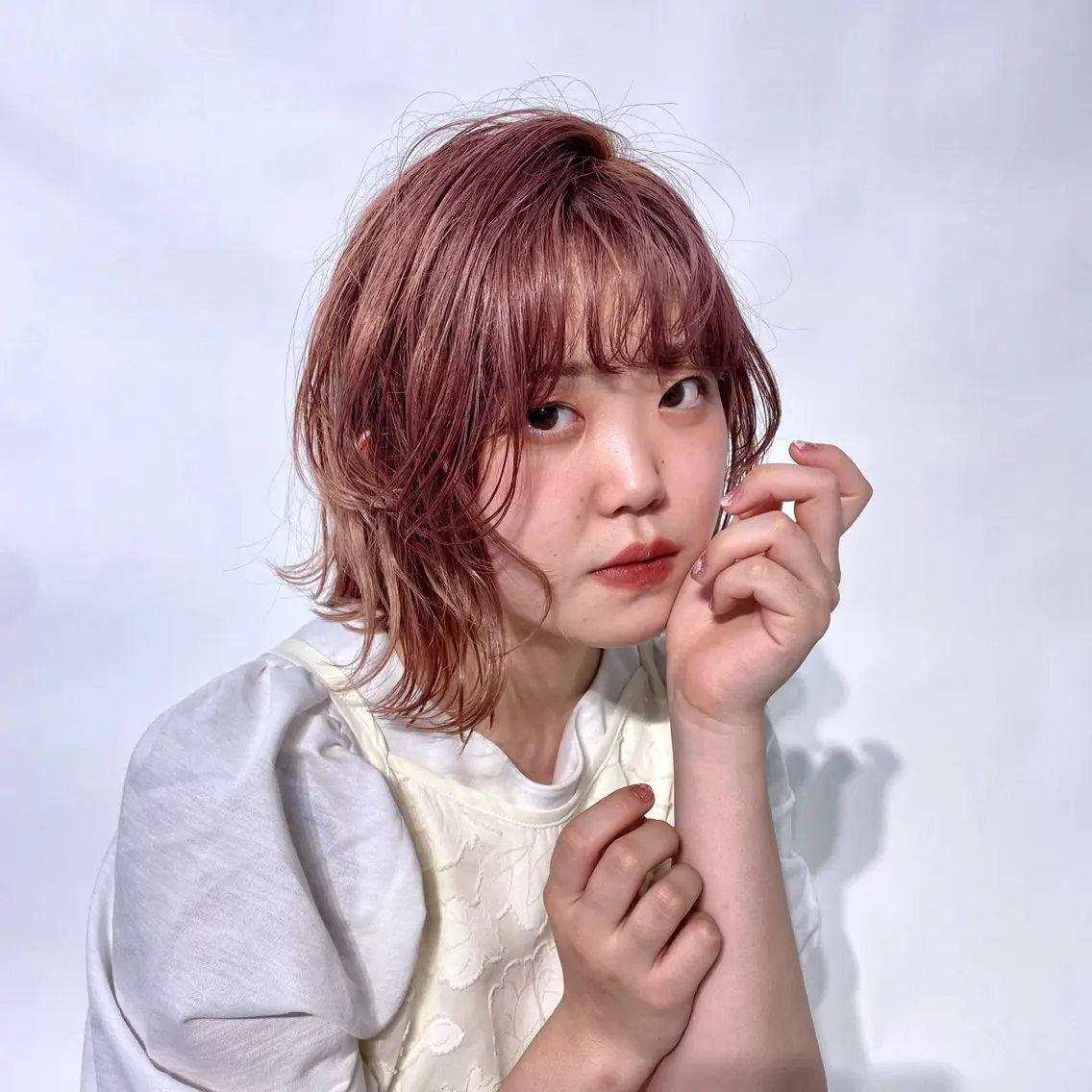 ミディアム カラー ヘアアレンジ 髪質改善 /市村 優音のヘアスタイル