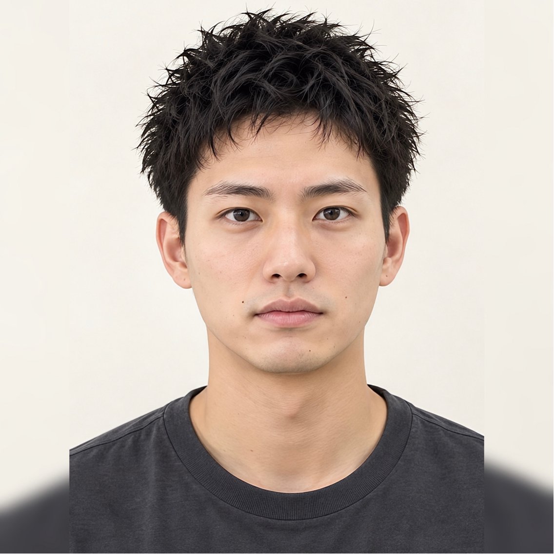 ショート メンズ メンズバレイヤージュ メンズハイライト メンズパーマ くせ毛 ハイライト カット メンズショート/ センターパート/片山のヘアスタイル