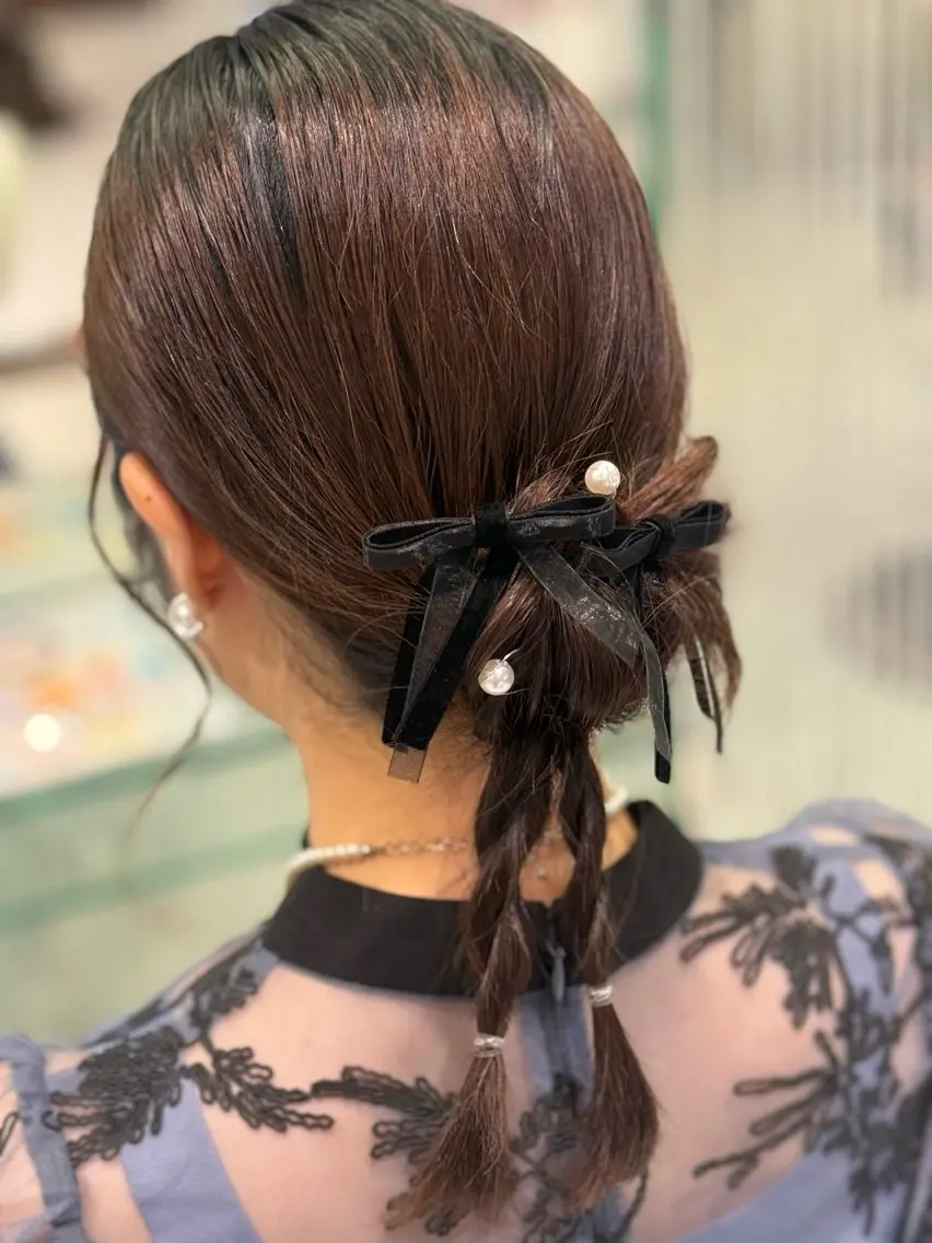 セミロング 白髪ぼかしハイライト ⭐️こばやしみかのヘアスタイル
