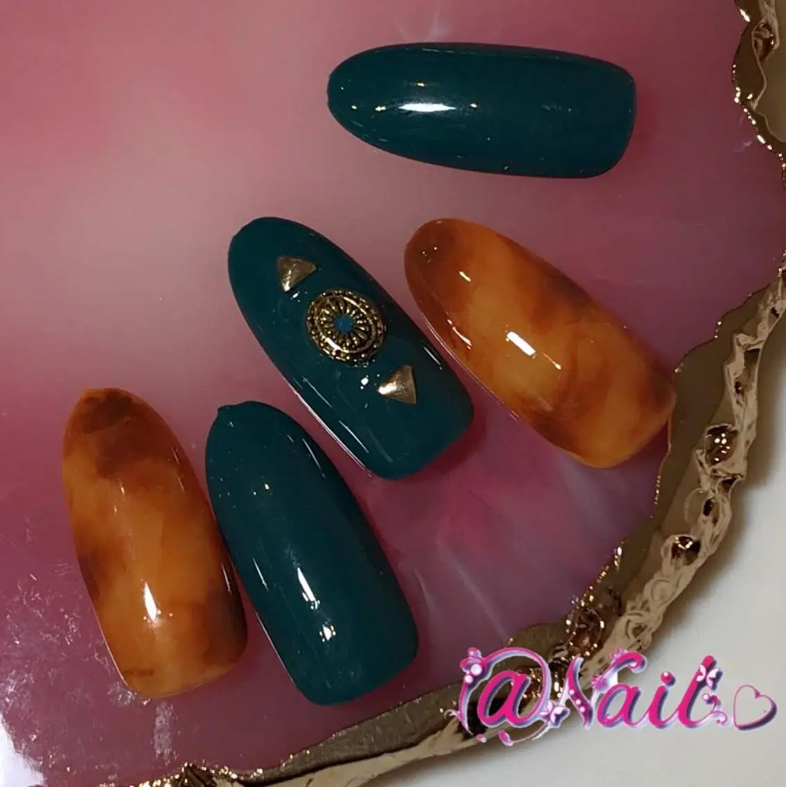 ネイル ネイルチップ 小尾 栞のネイルデザイン