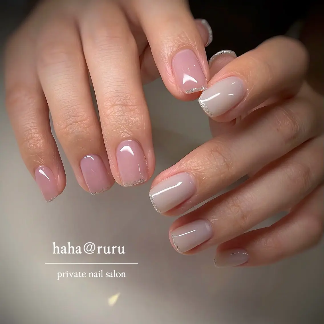 ネイル シンプルネイル ハンドネイル haha@ ruruのネイルデザイン