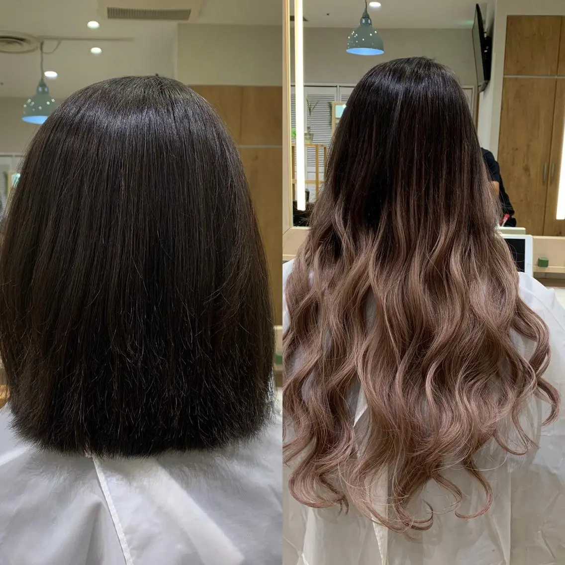 ロング カラー ヘアアレンジ シールエクステ エクステ エクステ TATSUYA アートディレクターのヘアスタイル