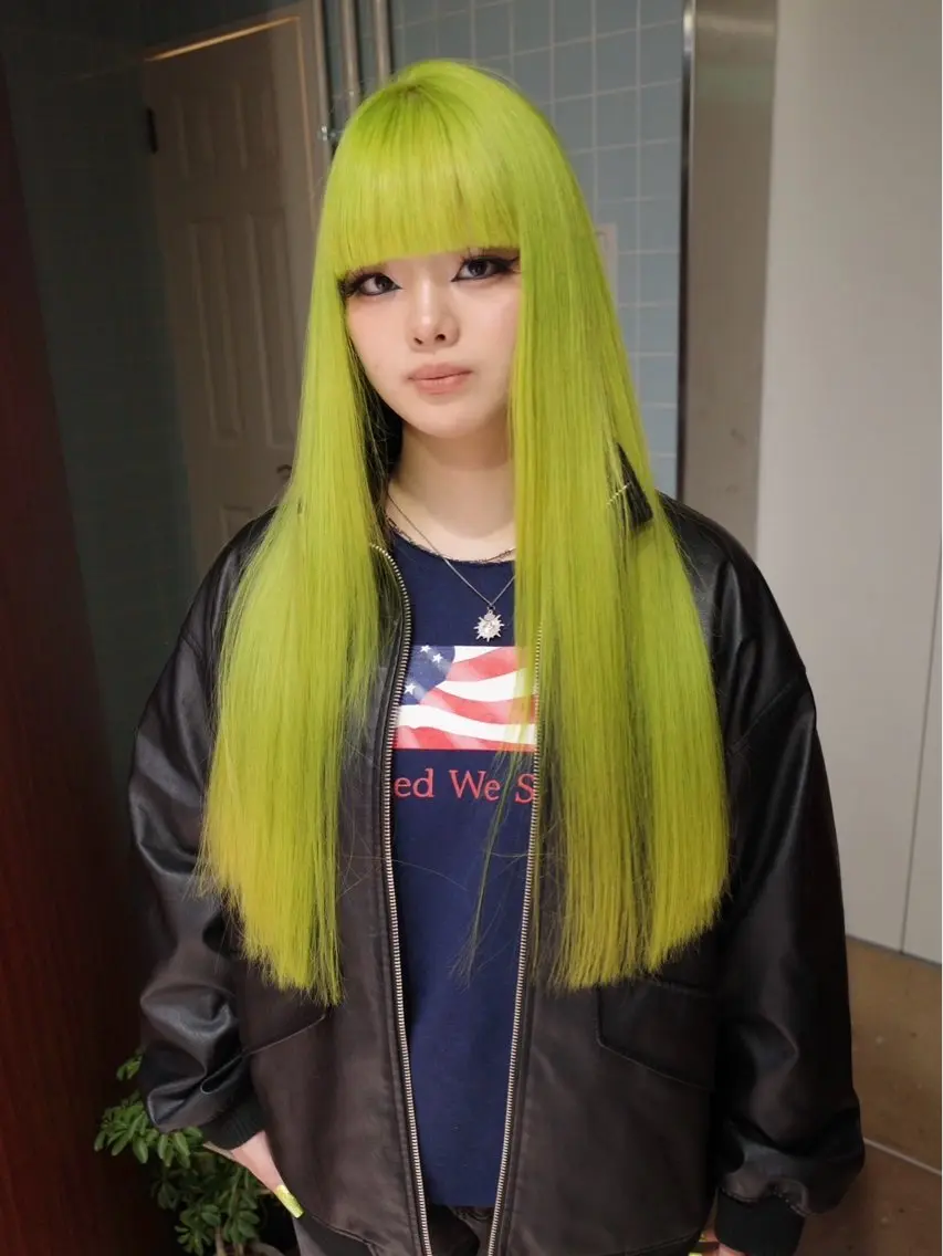 【ハイブリーチ(ブリーチ2回)】+【前処理付きケアカラー】の写真