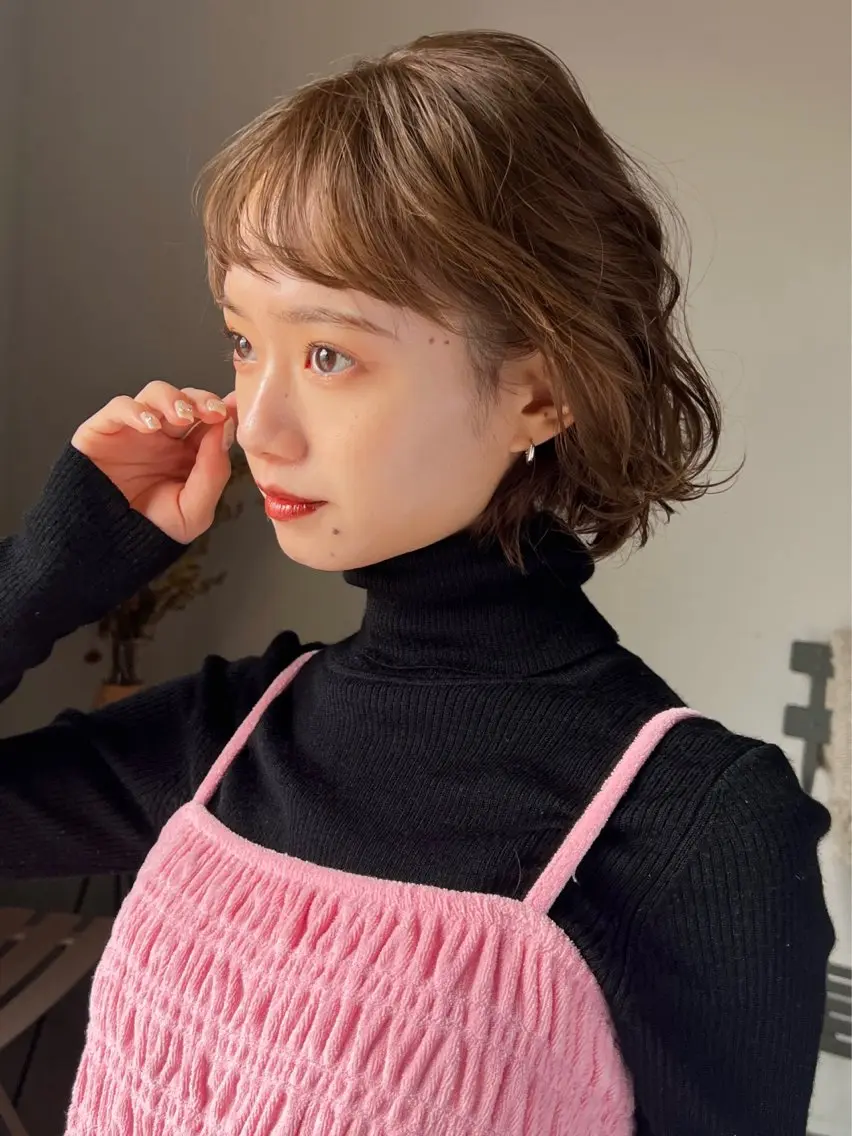 カラー 國米 遥生のヘアスタイル