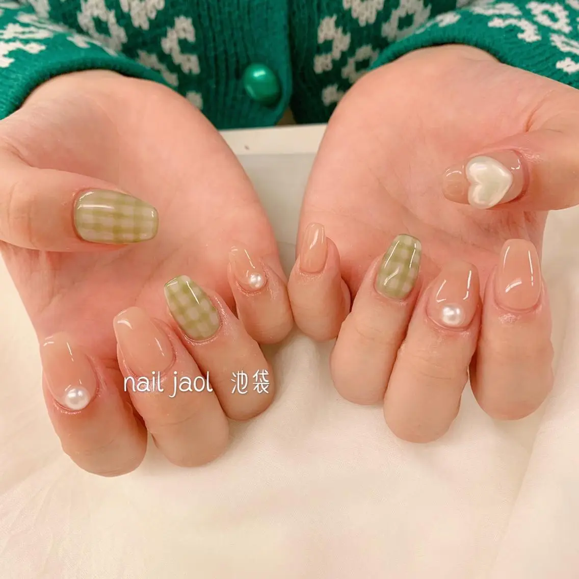 セミロング ネイルJaol 池袋のネイルデザイン