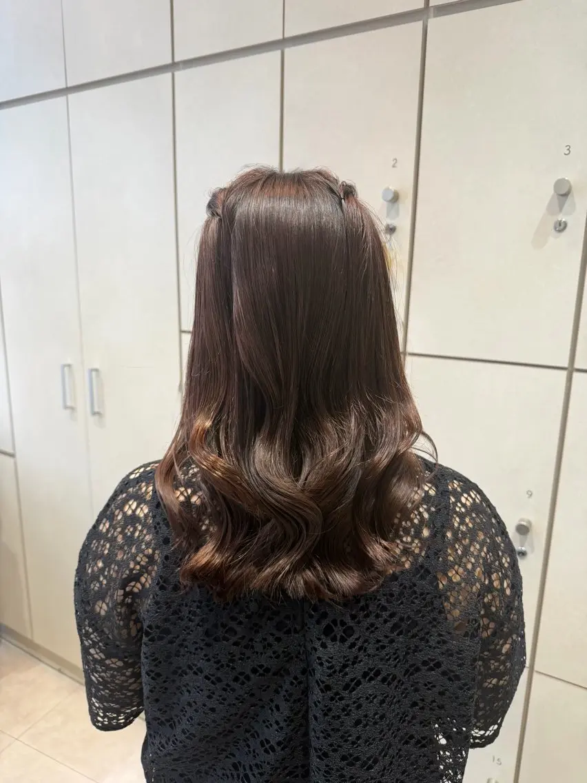 ヘアアレンジ 結婚式・ブライダル 吉川沙知 /ナチュラルカラーのヘアスタイル