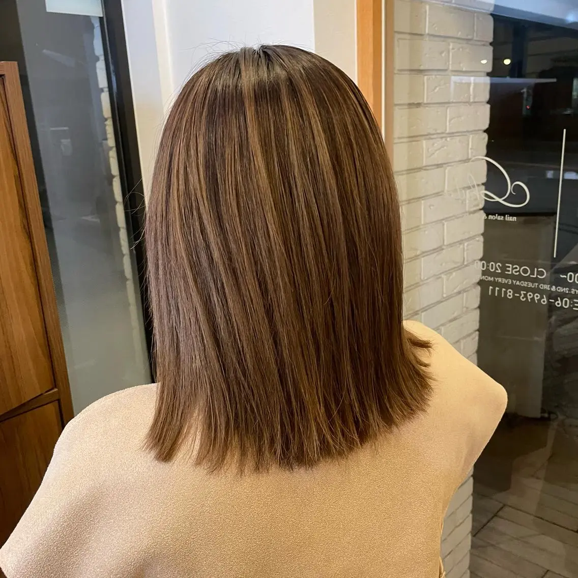 ミディアム カラー ヘアアレンジ バレイヤージュ レイヤーカット 🎗秋山勇/ GEAR.代表のヘアスタイル