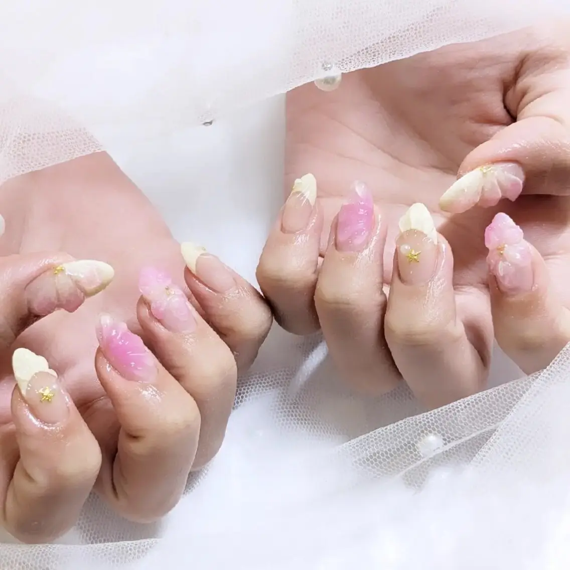 ネイル ハンドネイル Lily nail 船橋 yuki🍒のネイルデザイン