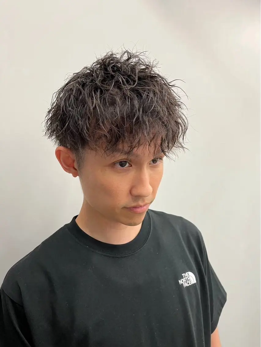 ショート パーマ メンズ マッシュ 坂本響 メンズカット/パーマのヘアスタイル