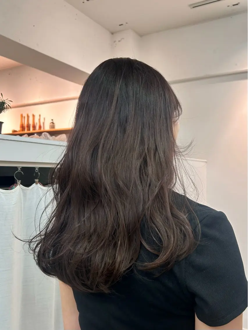 ロング ヘアカラー トリートメント ヘッドスパ 🪷上品/アンニュイ /似合わせ🫧菜々子のヘアスタイル