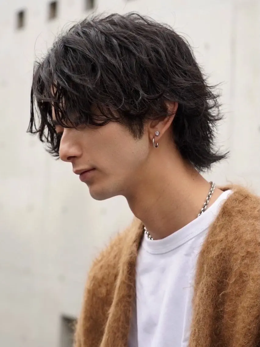 ショート パーマ メンズ カット パーマ 名古屋メンズパーマ /松井生のヘアスタイル
