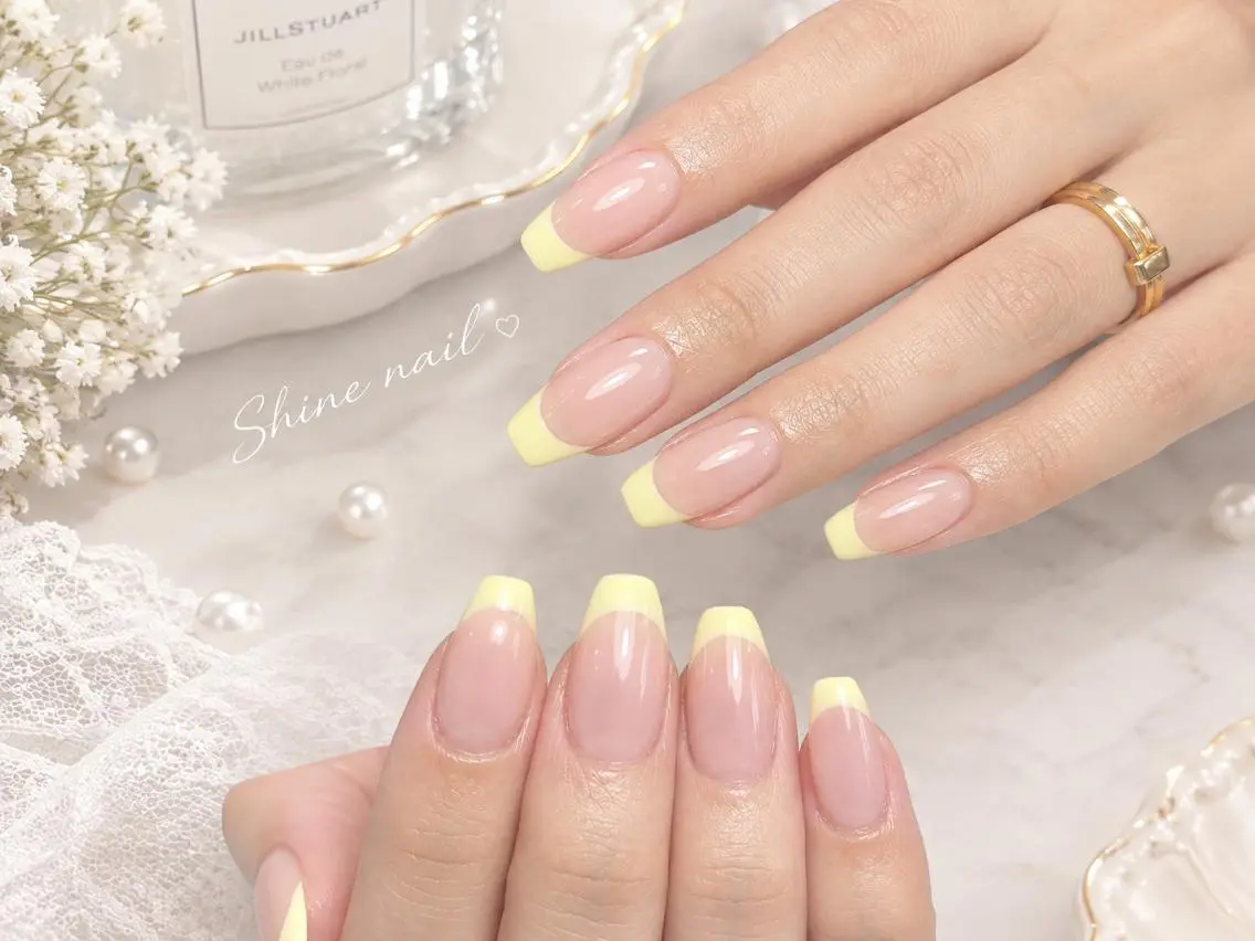 ネイル サイナ🎀 長さだし&デザインのネイルデザイン
