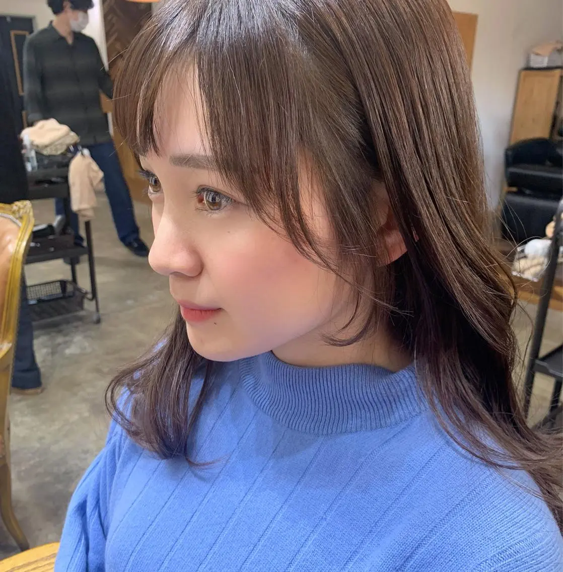 ロング カラー 顔周りカット HARUKA ⭐️モデル募集中⭐️のヘアスタイル
