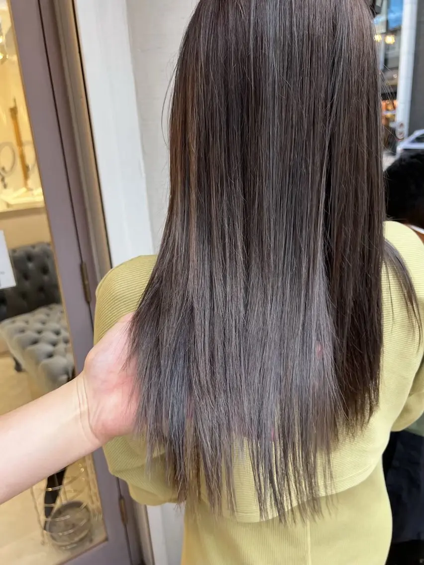 ロング カラー 髪質改善 柔らか質感/髪質改善 ⚡️Ren⚡のヘアスタイル