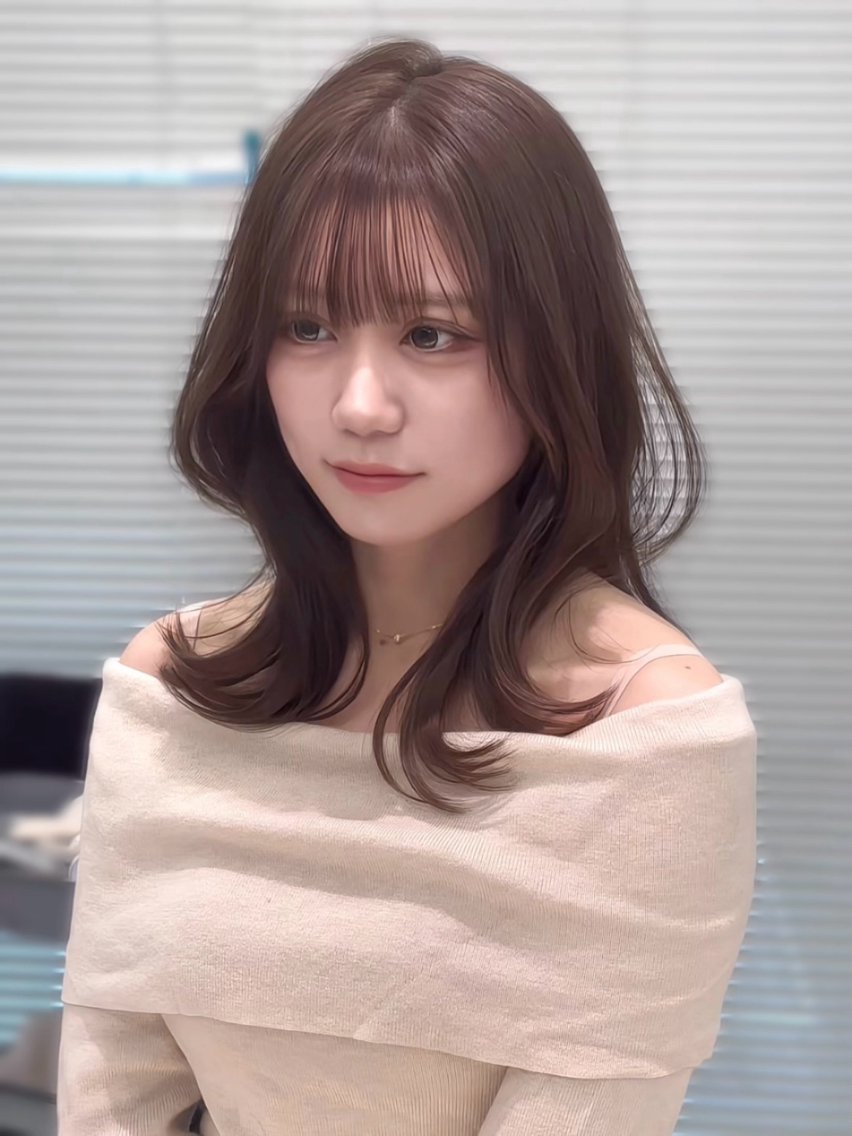 ロング カラー カット ヘアカラー Ryo/名古屋 /小顔レイヤーカットのヘアスタイル