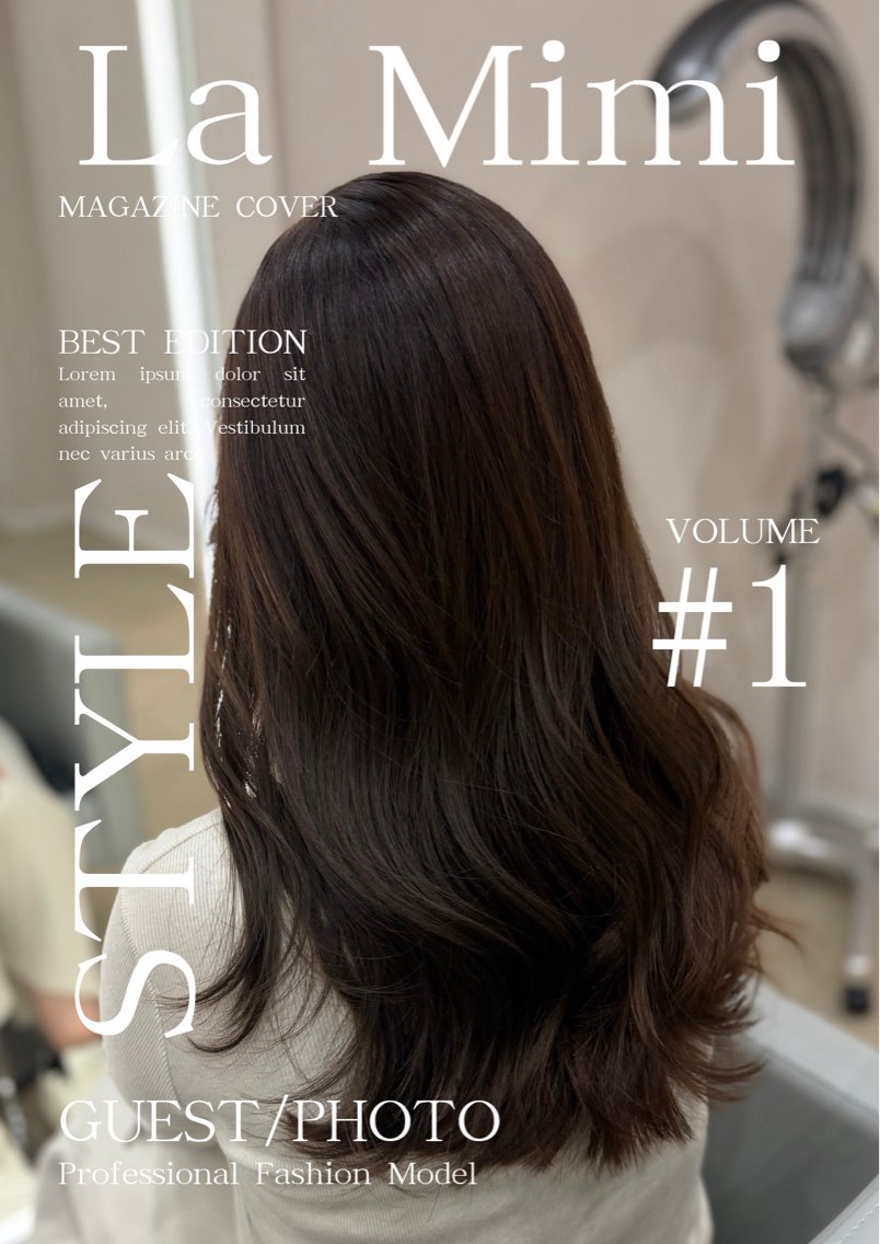 ロング アッシュ ミストバング ハイライト 髪質改善 レイヤーカット カット ヘアカラー 🫧La Mimi YUI🫧のヘアスタイル
