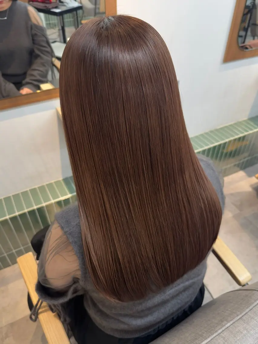 セミロング カラー トリートメント ヘッドスパ IPPO 下北沢のヘアスタイル