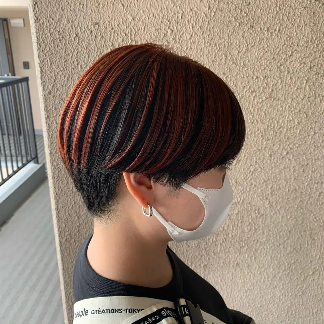 ショート カラー ブリーチ ダブルカラー ツートーンカラー chouette/ 根本優希のヘアスタイル