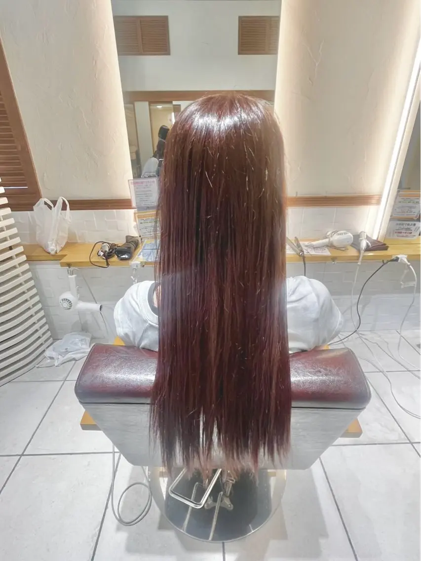 カラー ブラウンカラー ピンクカラー カラーモデル募集中/ 川合絢子のヘアスタイル
