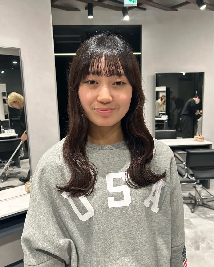 ロング 寺川留以 /カットモデル募集中のヘアスタイル