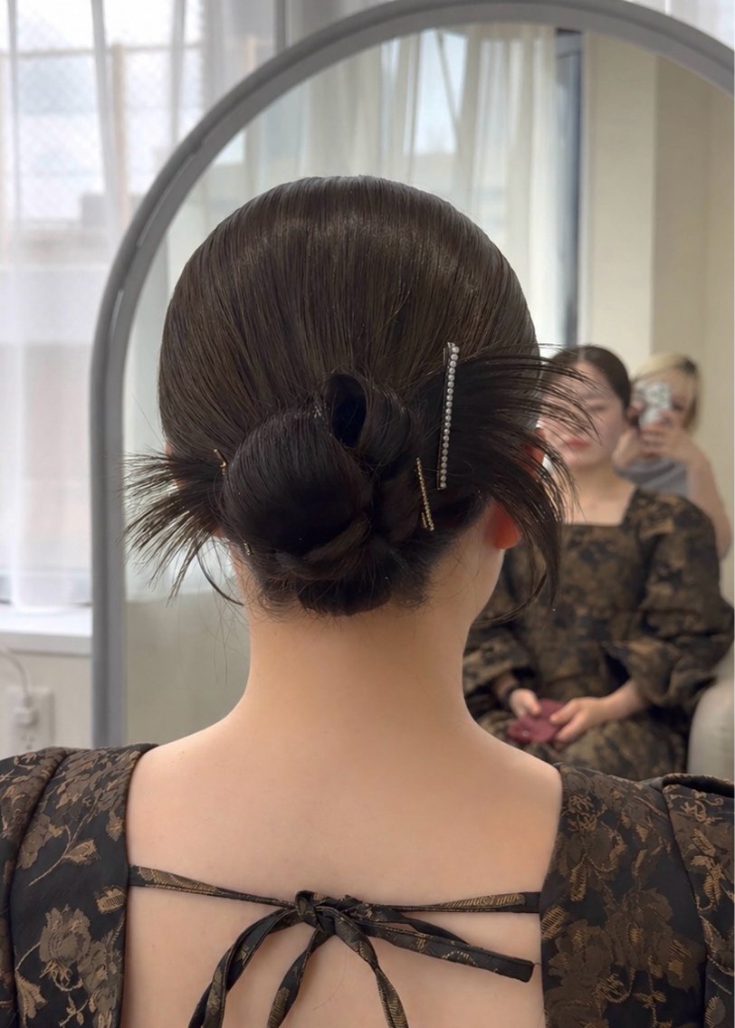 ヘアアレンジ 韓国レイヤー×髪質 改善  haru🎀のヘアスタイル