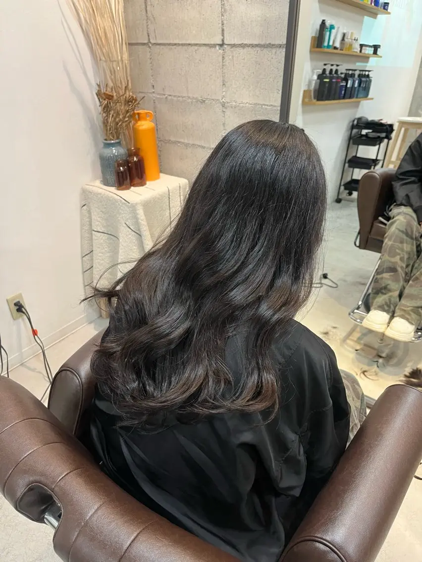 ロング カット トリートメント 椙山 沙南子のヘアスタイル